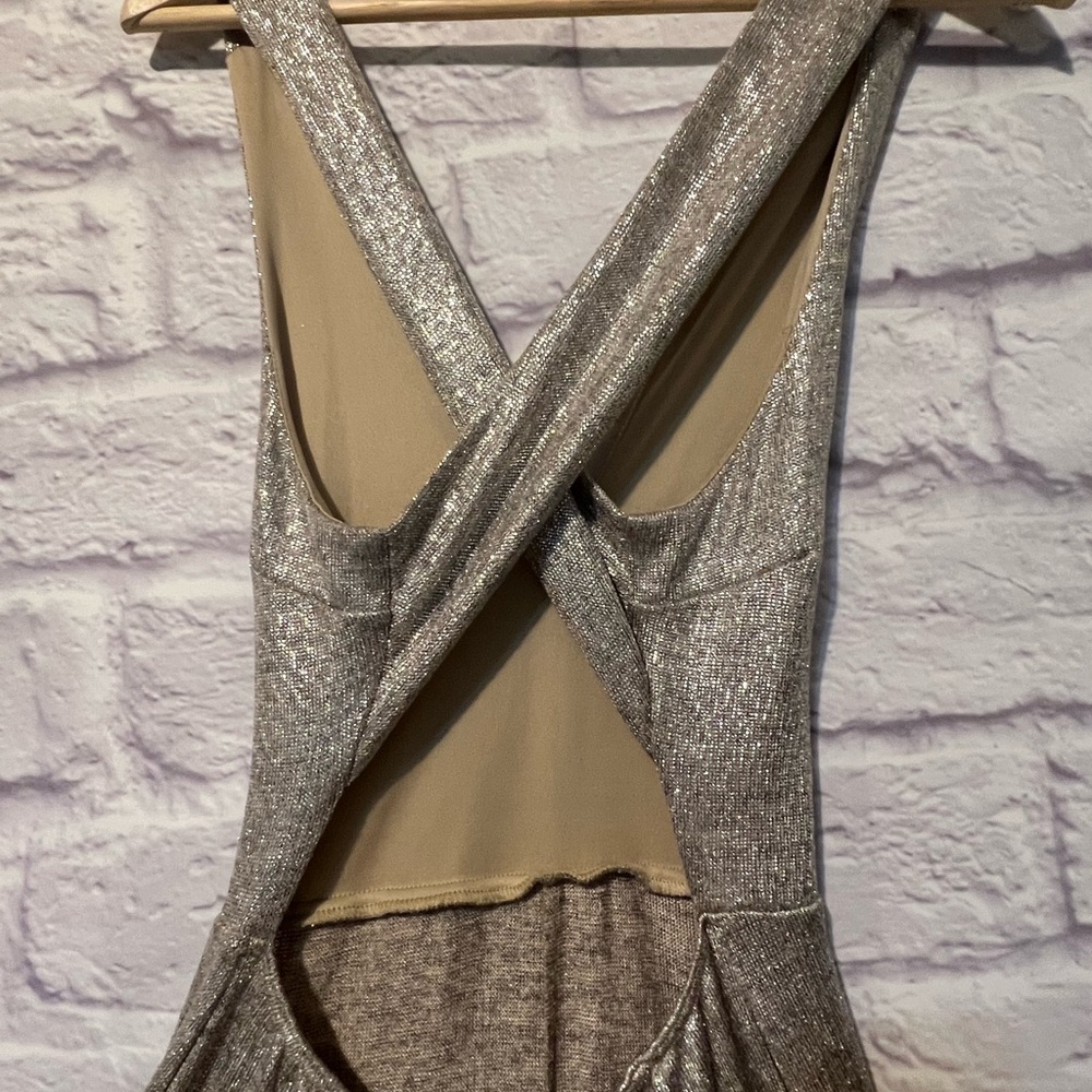 Silver Sequin Jumpsuit - image 3